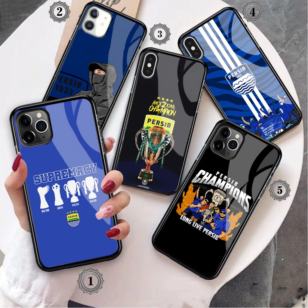 Terbaru Case  Club Bola PERSIB Hardcase 2D Glossy Ready For All Type hp..