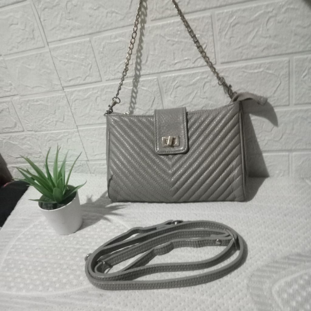 Tas PL sling shoulder wherever you go taupe