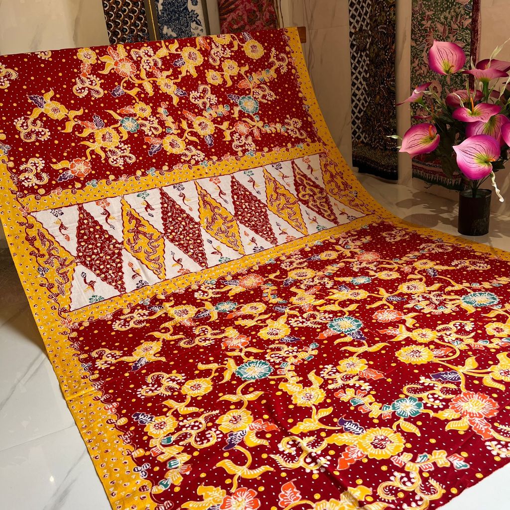 SARUNG BATIK, TULIS LASEM, PREMIUM FREE JAHIT SARUNG