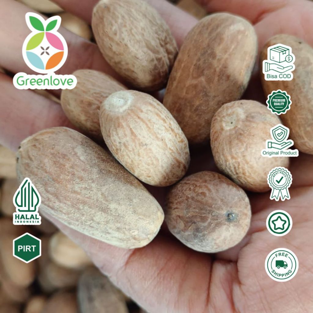 

Biji pala utuh premium | bumbu pala | rempah pala