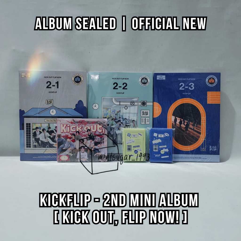[ READY NEW OFFCIAL ] KickFlip - The 2nd Mini Album [ Kick out, Flip now ] ( Regular / Standard / Ph