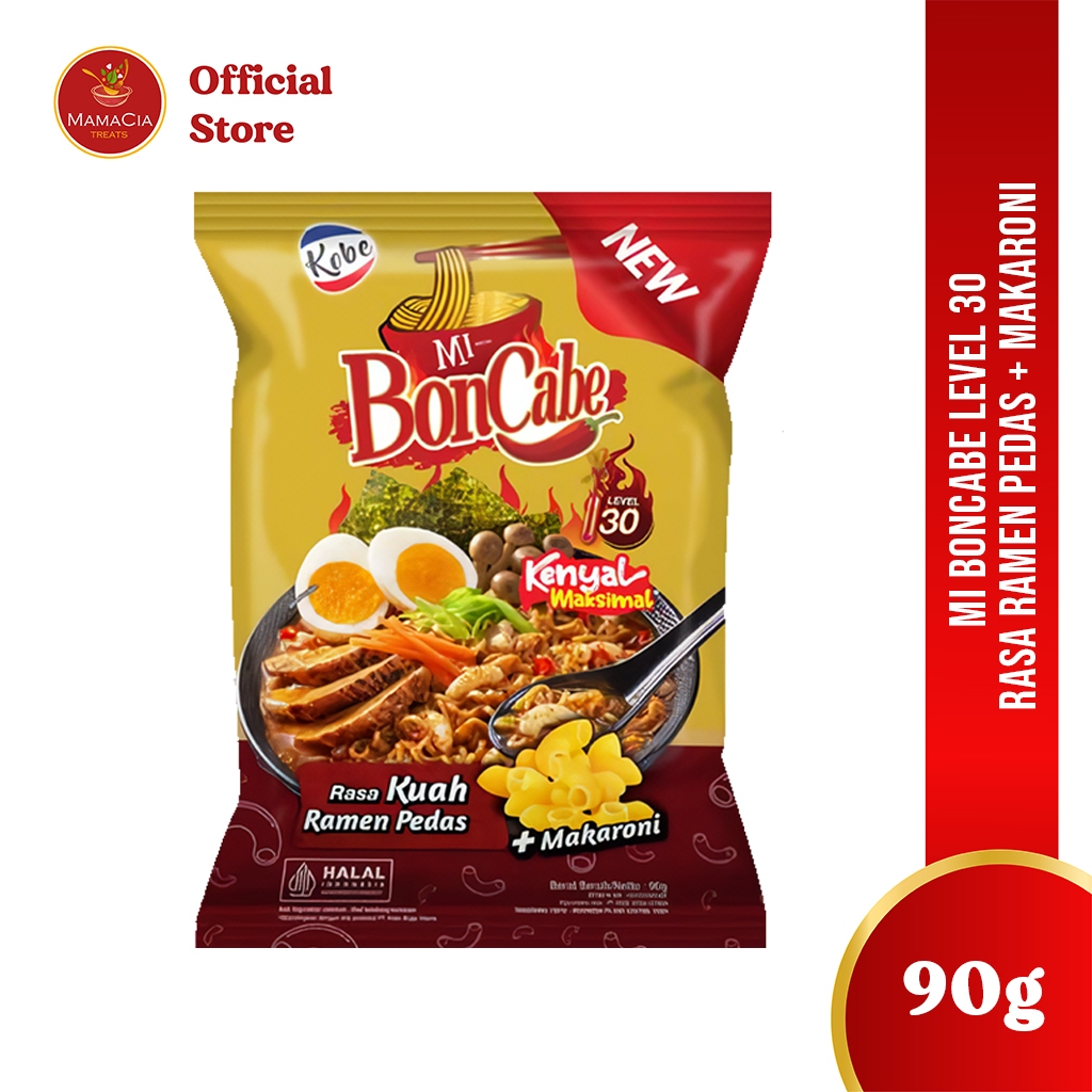 Kobe Mi Ramen Boncabe Extra Makaroni Level 30 90gr