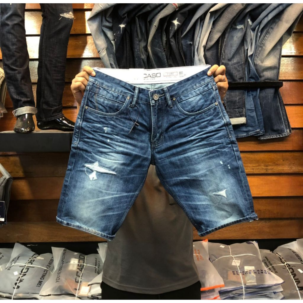 promo jeans pendek lecaso terbaru  / jeans lecaso denim