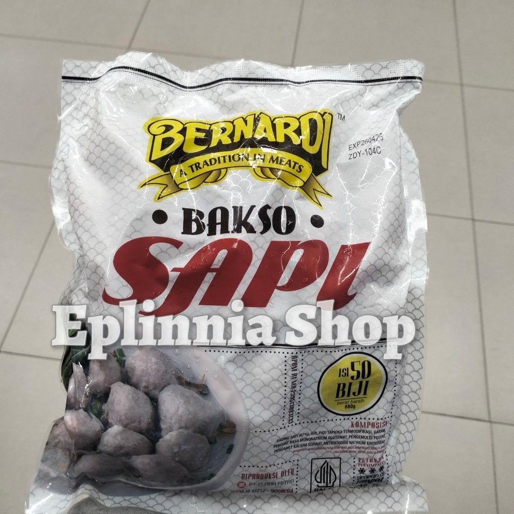 

Bernardi Bakso Sapi 680 gr - isi 50 biji