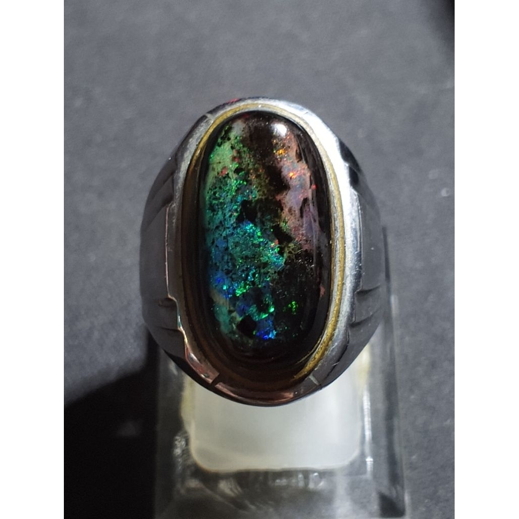 kalimaya banten bo black opal jarong boulder hitam besar