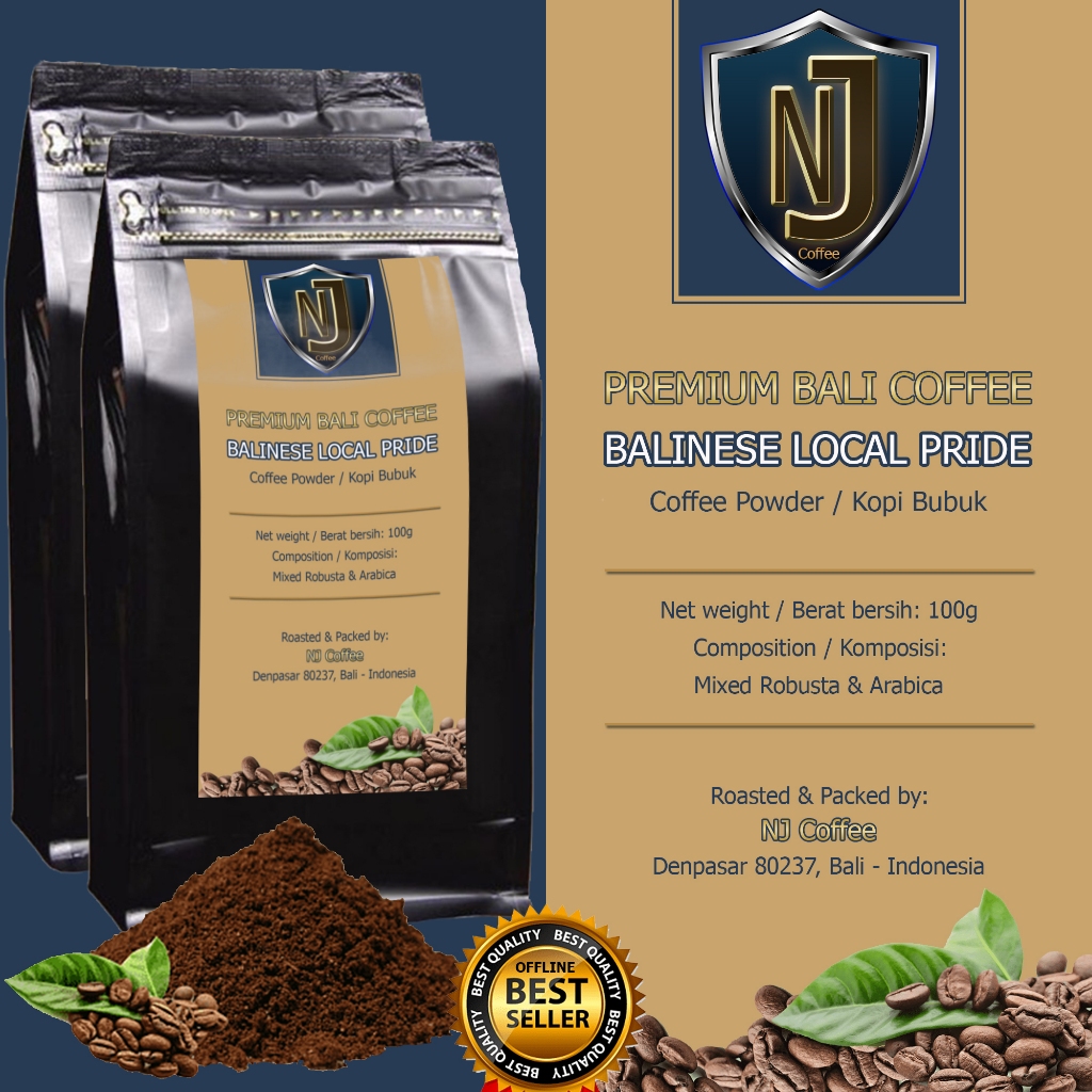 

KOPI BALI BUBUK | BALINESE LOCAL PRIDE | COFFEE POWDER | 100 Gram | 250 Gram | 500 Gram | NJ Coffee