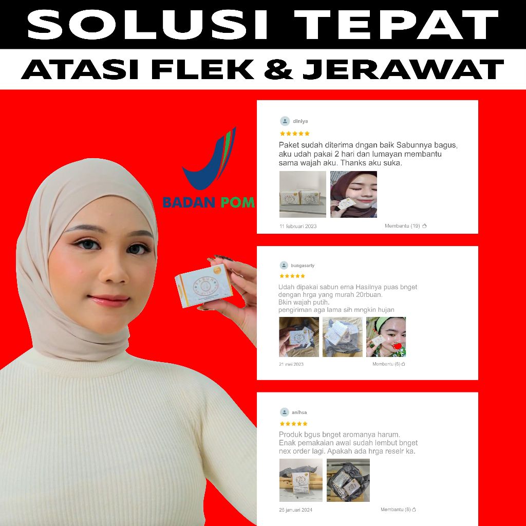 Erna Glow Sabun Brightening Bpom | Erna Malaysia | Sabun Pembersih Wajah Bikin Putih Glowing Alami |