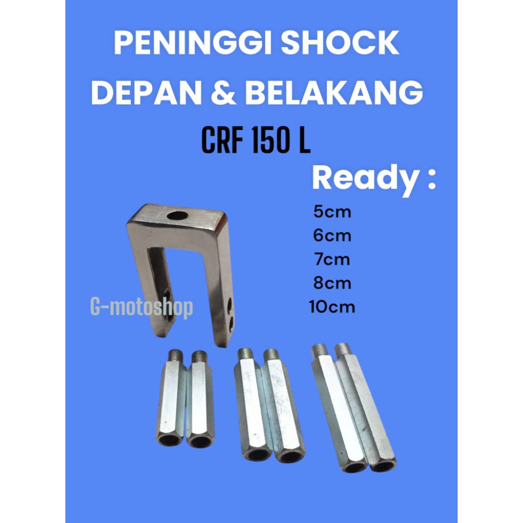 PENINGGI SHOCK CRF 150L DEPAN BELAKANG CRF 150L