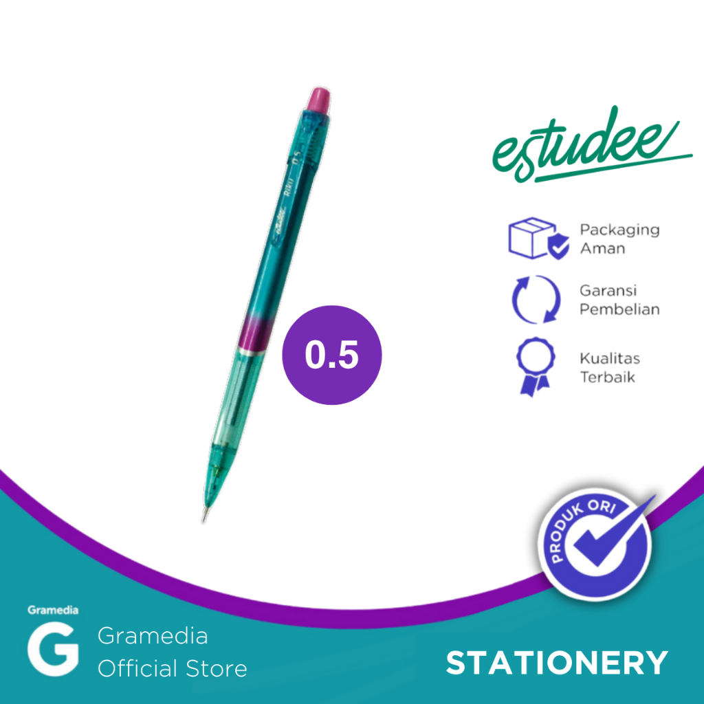 

Estudee Riku Mech.Pencil Shakeshake 0.5 Pinkgreen Es-Mp668