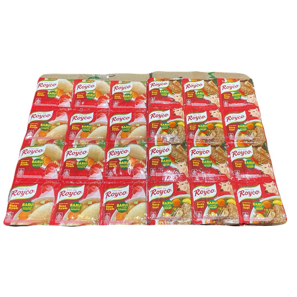 

royco bumbu kaldu ayam dan sapi renceng