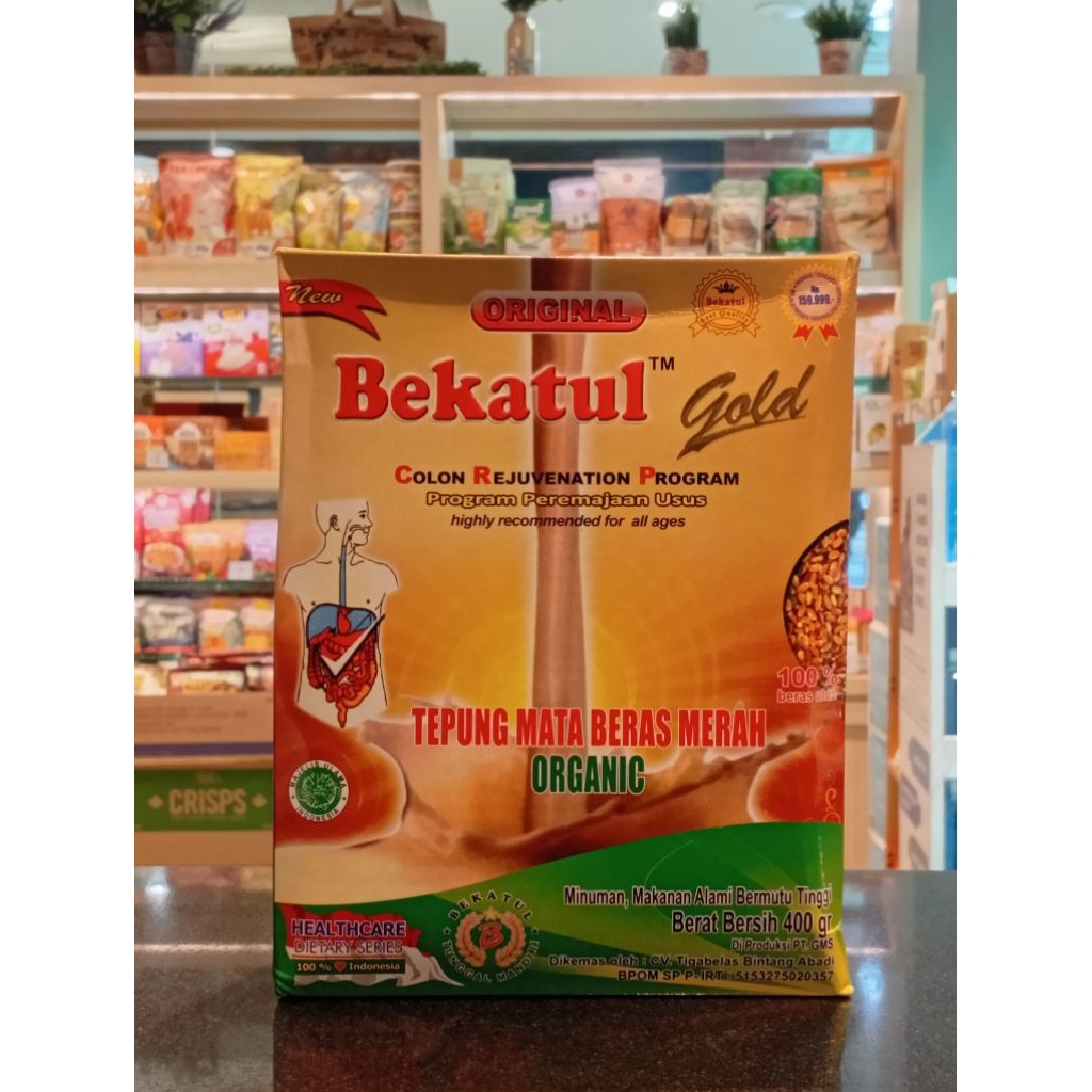 

Bekatul Beras Merah (Gold), Organic by GMS 400gr