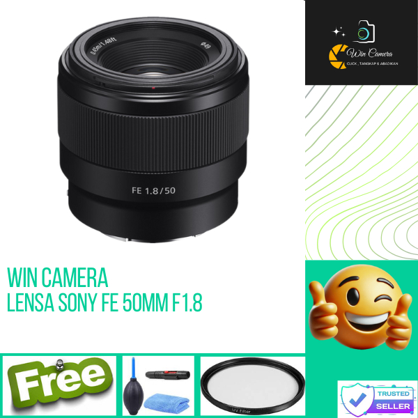 Lensa Sony FE 50mm f1.8 / Lensa Kamera Sony / Lensa Camera Sony / Lens Kamera Sony / Lens Camera Son