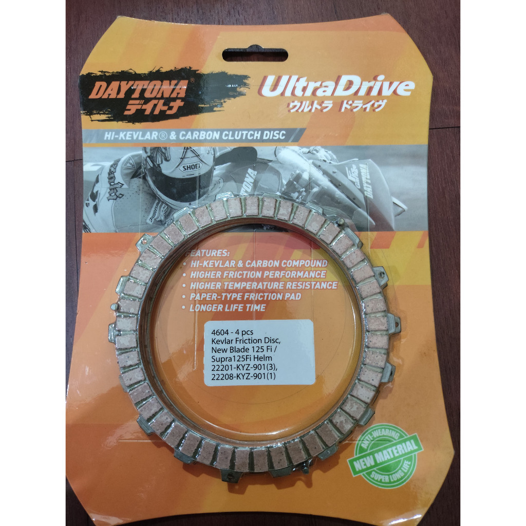 Daytona Kampas Kopling Set New Blade 125 FI, Supra 125 FI HI