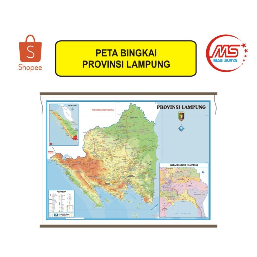 

Peta Bingkai Provinsi Lampung Ukuran Jumbo