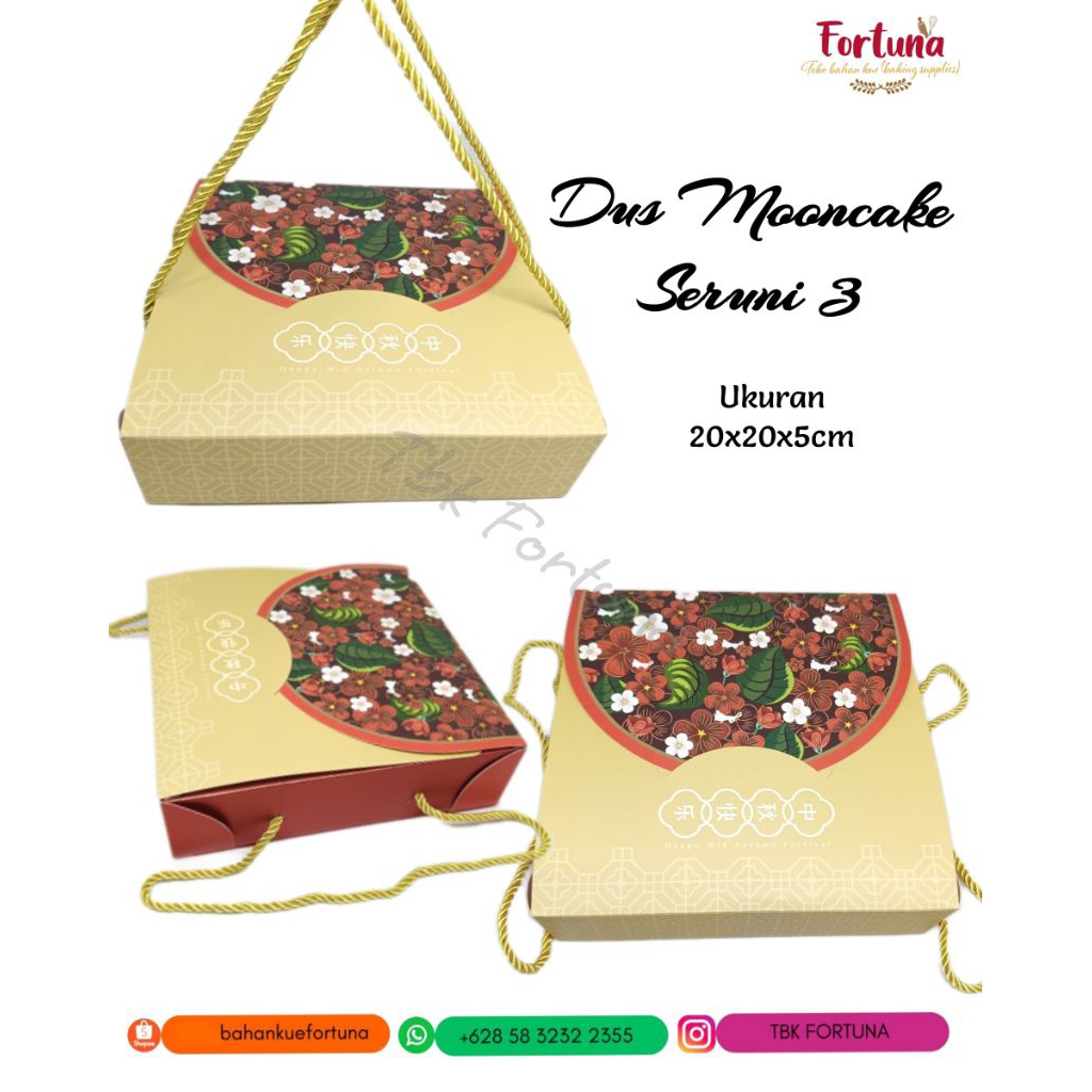 

Dus Mooncake Seruni 3 uk 20x20x5cm (1pcs) JMS