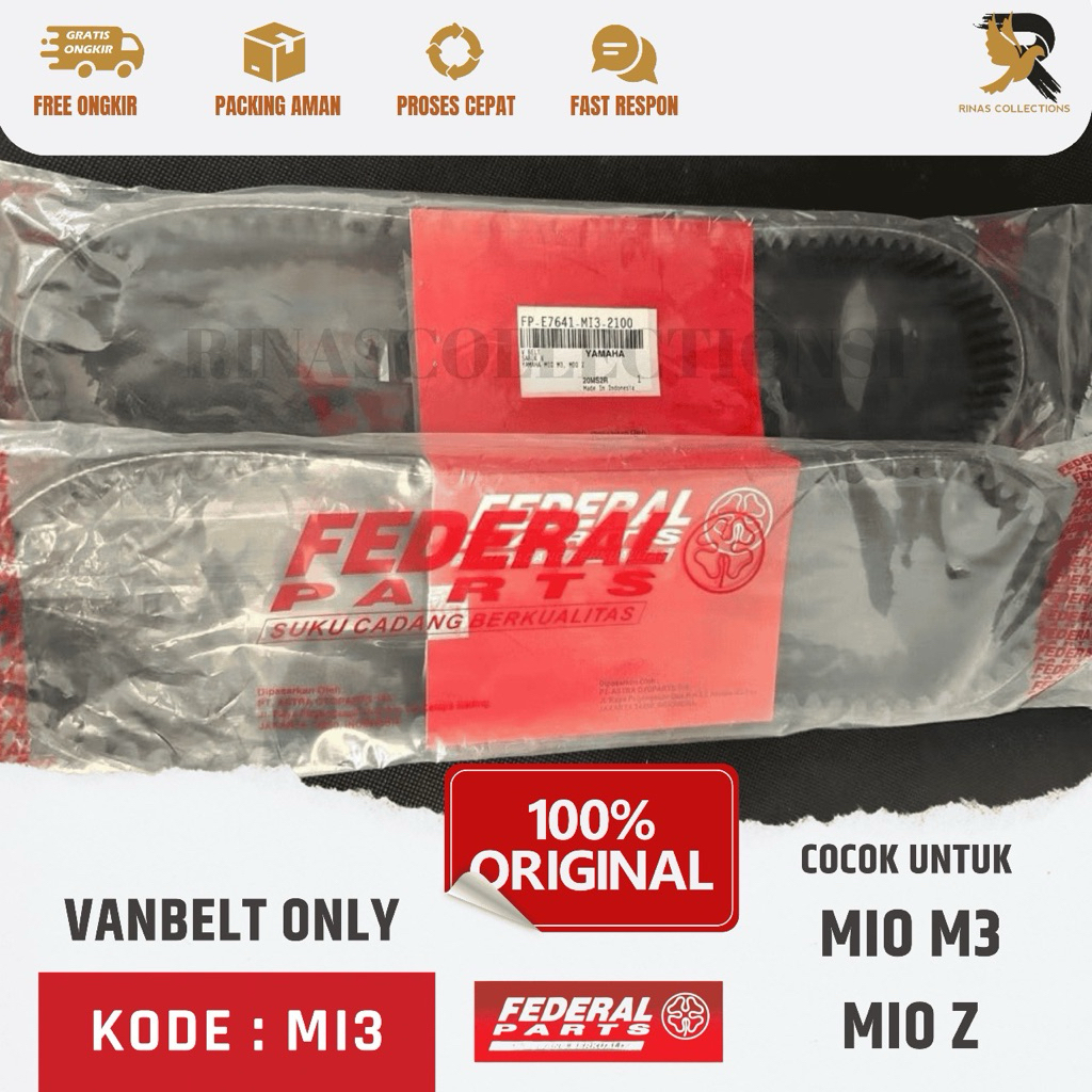 Vanbelt Vbelt FP-E7641-MI3-2100 FEDERAL Original Vanbelt Vanbel V belt V-belt MIO M3, MIO Z