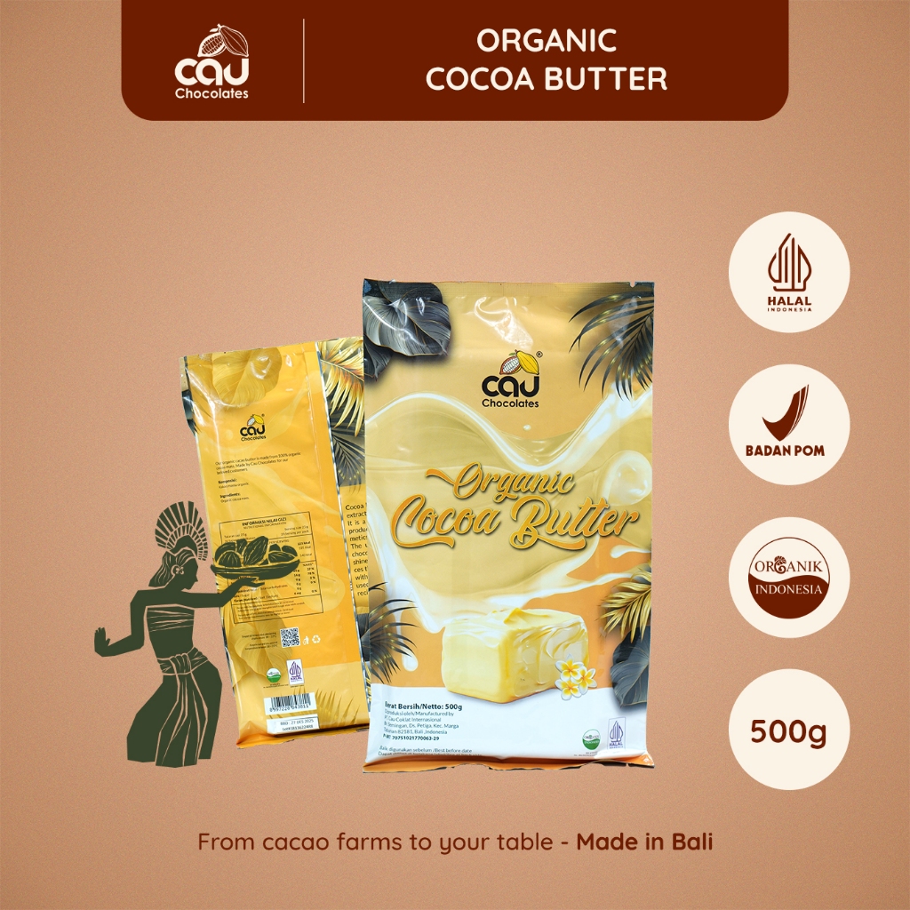 

CAU CHOCOLATES - Raw Cocoa Butter- 500 gr