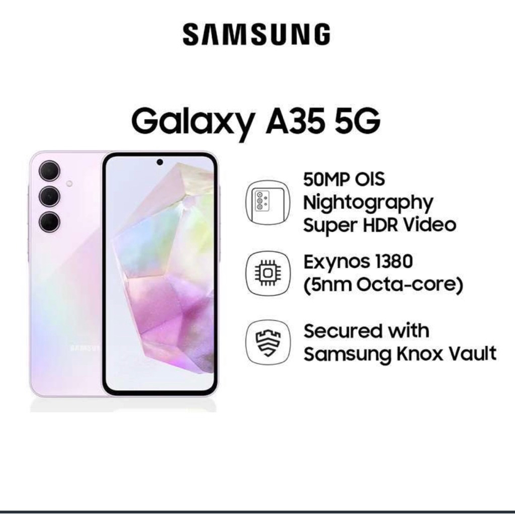Samsung Galaxy A35 5G Smartphone [8/256GB]
