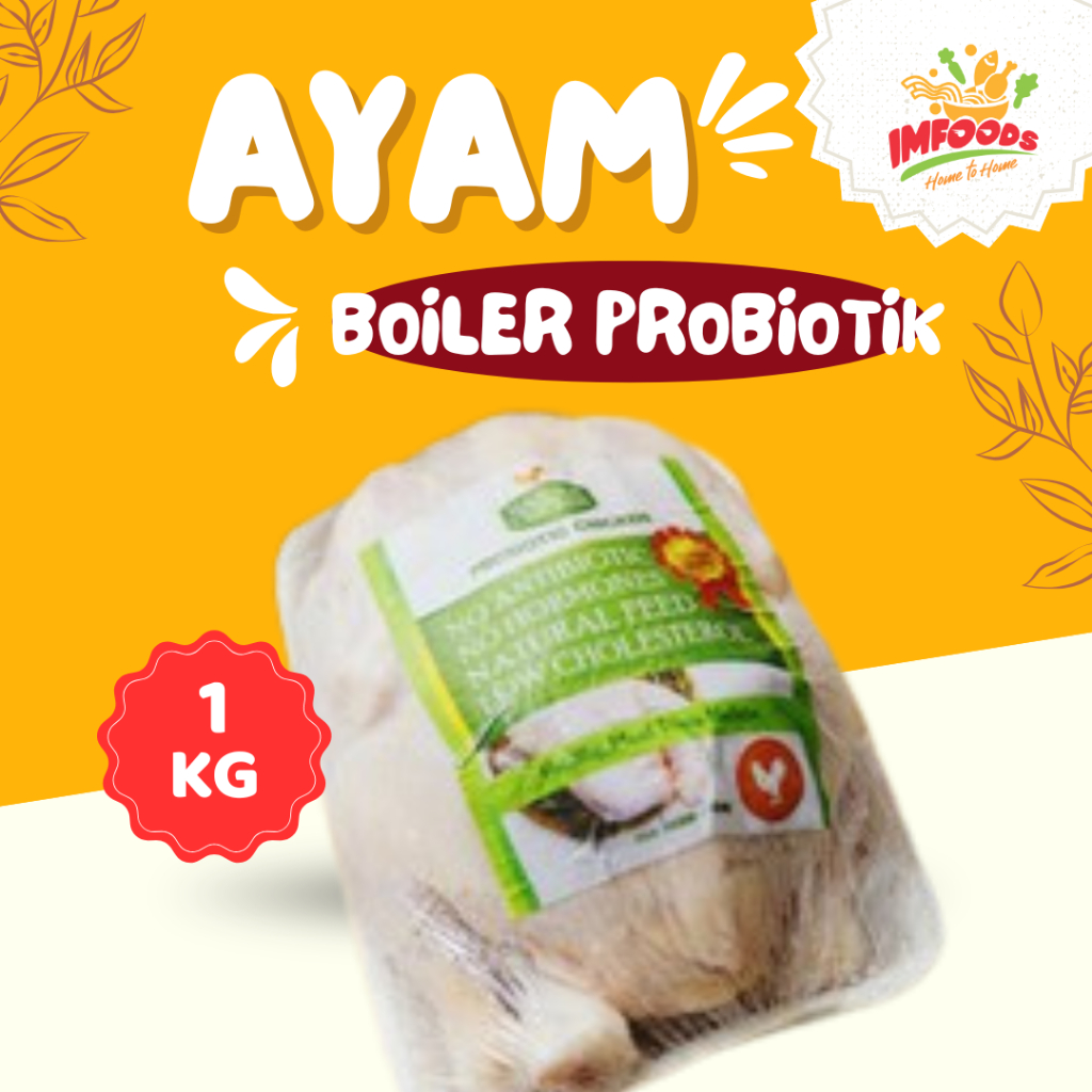 

Ayam boiler probiotik Natura/Ayam beku 1 kg probiotik/Ayam sehat Natura frozen/Ayam frozen / Imfoods