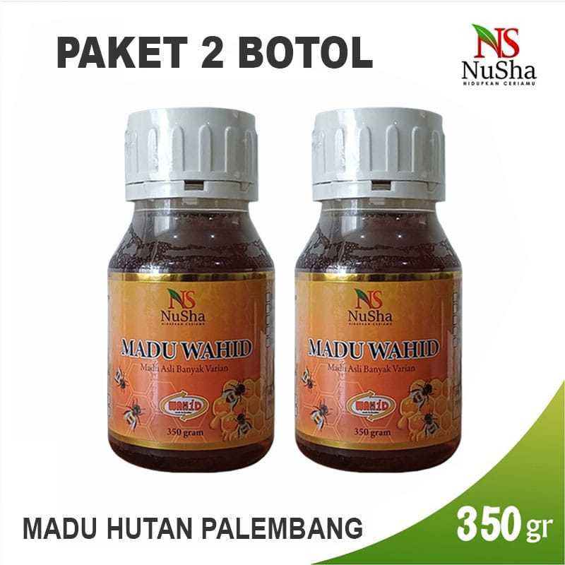 

NUSHA - Paket 2 Botol Madu Wahid Varian Madu Hutan Palembang - 1 Botol Berat 350