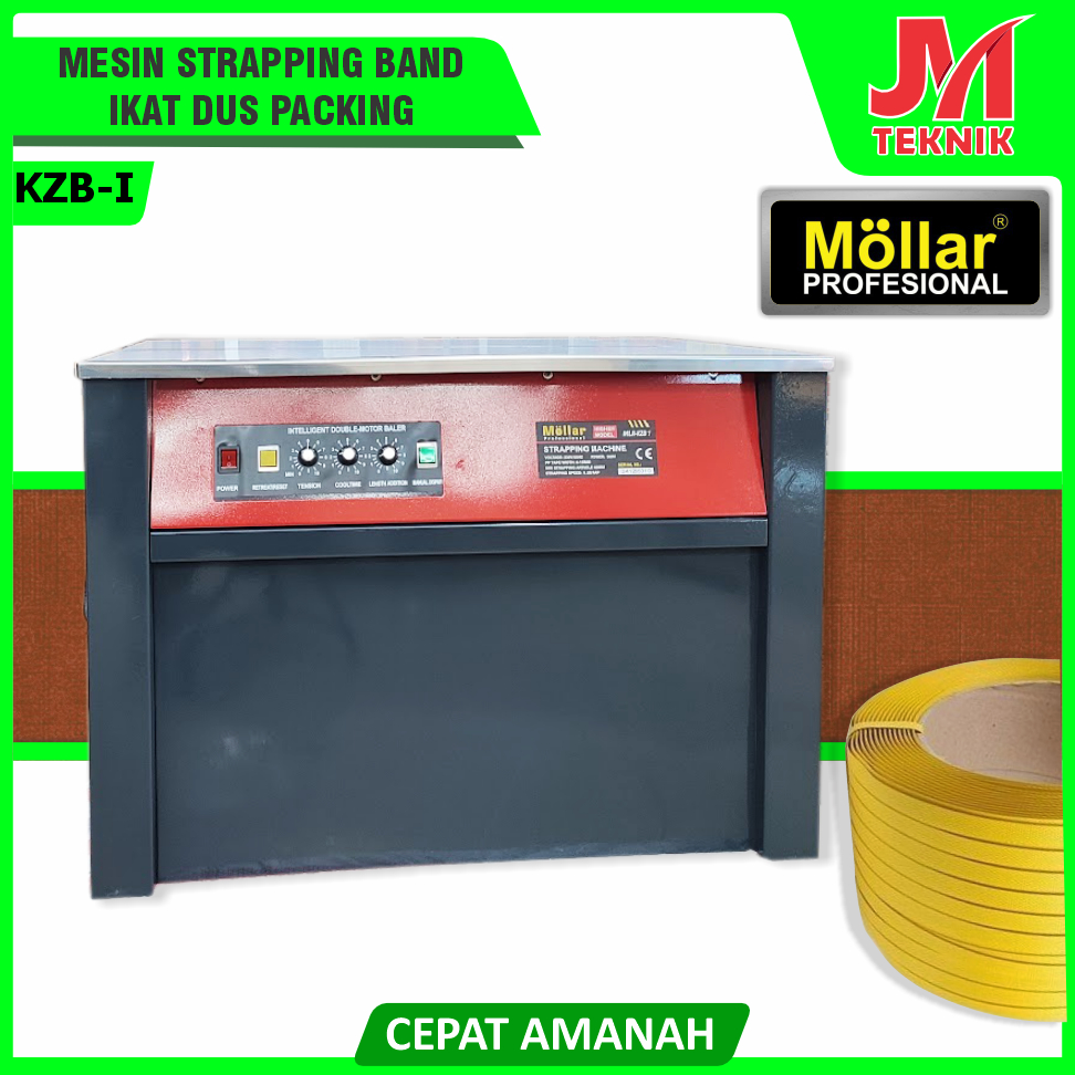 

Mollar KZB-1 Mesin Strapping Band Tinggi Alat Ikat Kardus Packing Dus