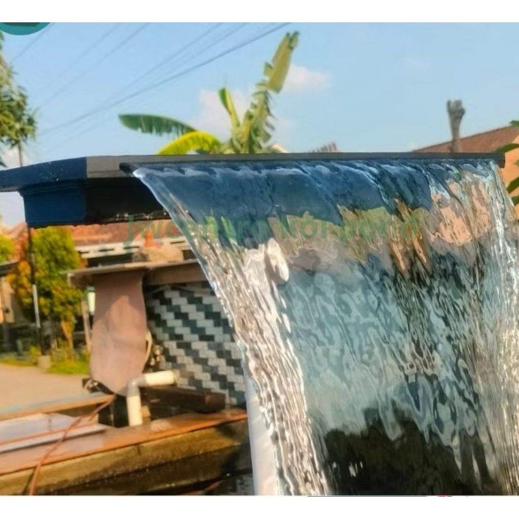 waterfall kolam koi waterfall air terjun aquascape 20 cm