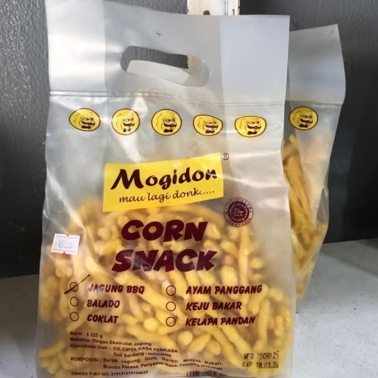 

TWISTCORN MOGIDON JAGUNG BBQ ISI 225 GRAM | Banna Foody | Snack Viral
