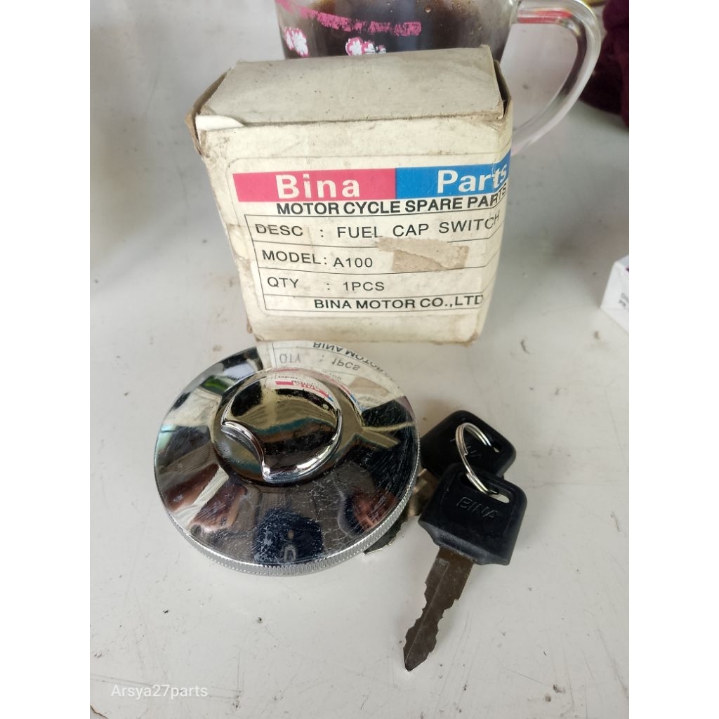 Tutup Tangki kroom croome SUZUKI A100 Tahun Tua High Quality binaparts