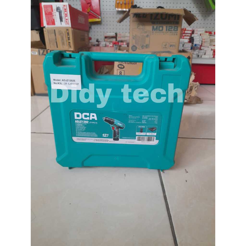 DCA ADJZ1202 type E - 2 BATERAI MESIN BOR OBENG BATERAI