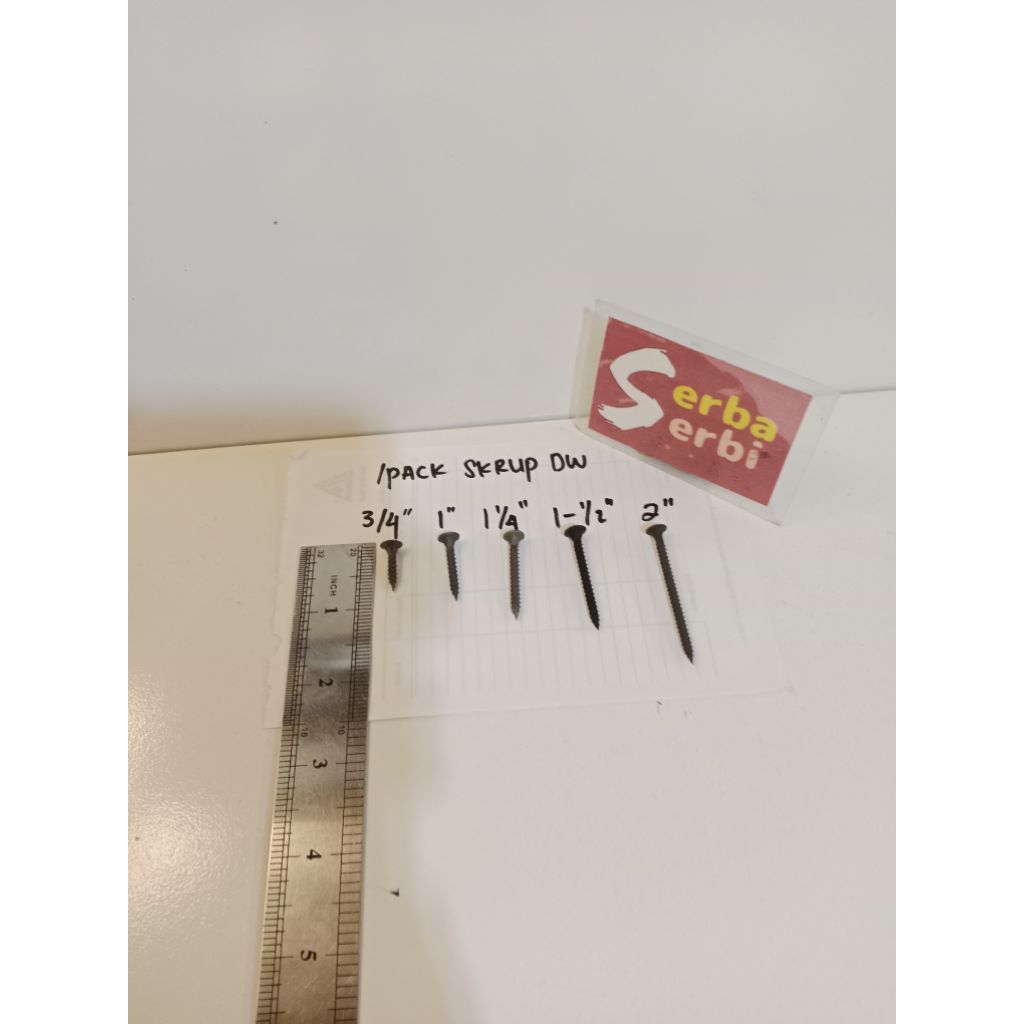 */PACK KECIL SKRUP HITAM DW GYPSUM*Sekrup gipsun gipsum