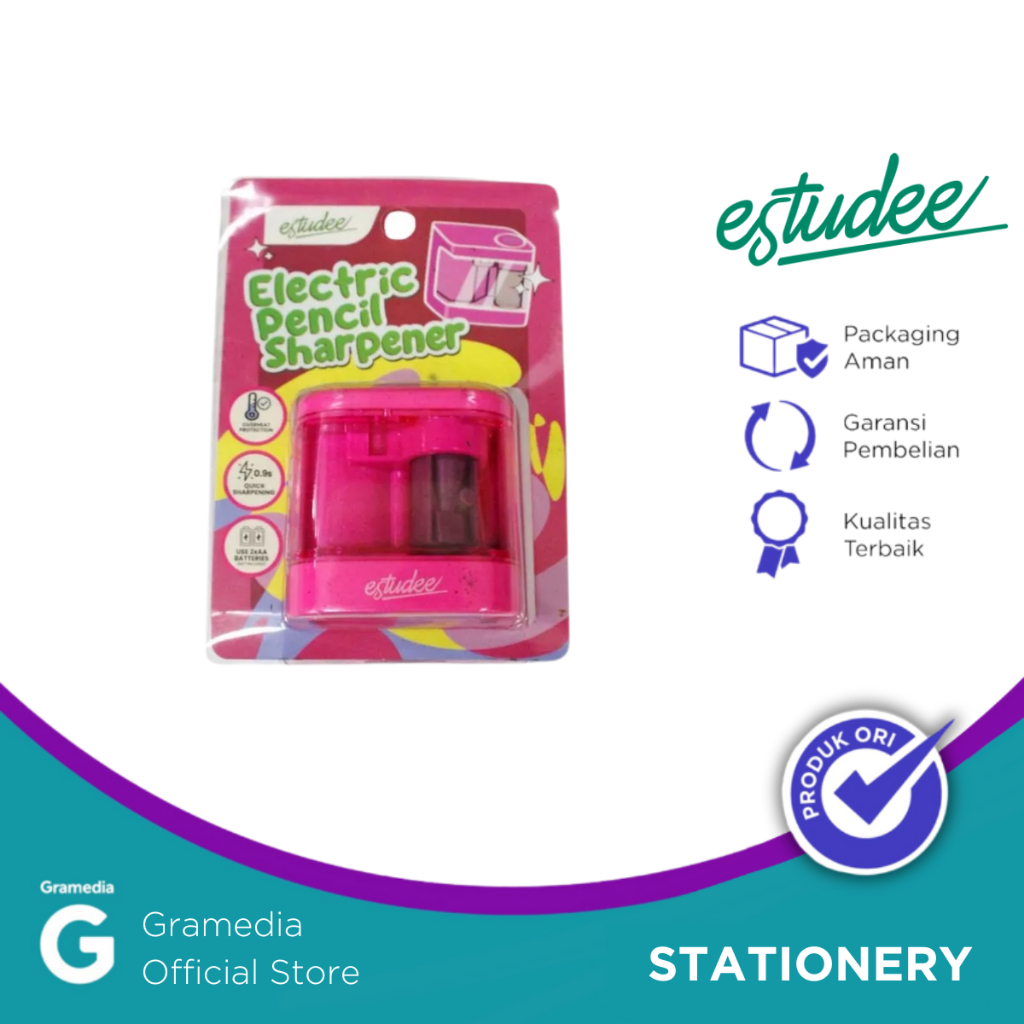 

Estudee Electric Pencil Sharpener Pink RS 032