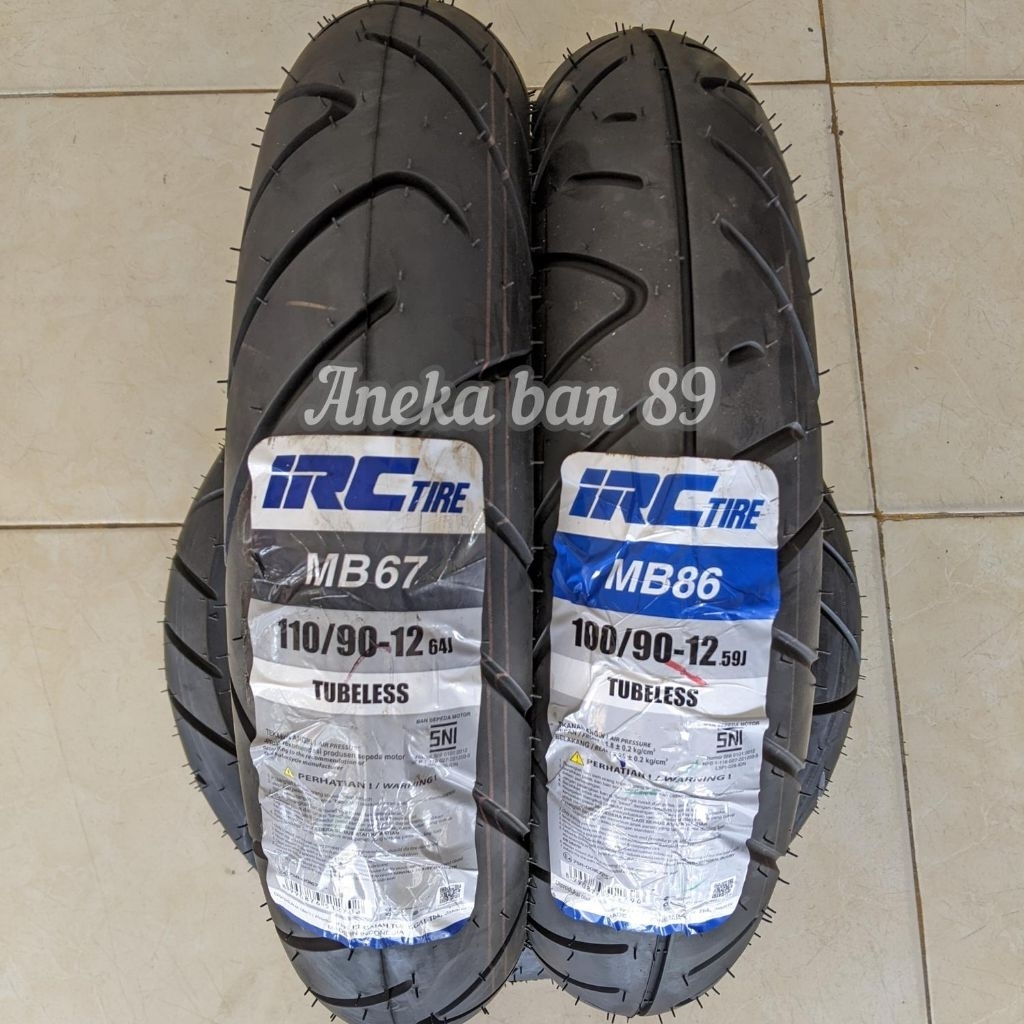 PROMO BAN MOTOR SCOOPY MEREK IRC SEPASANG TUBLES