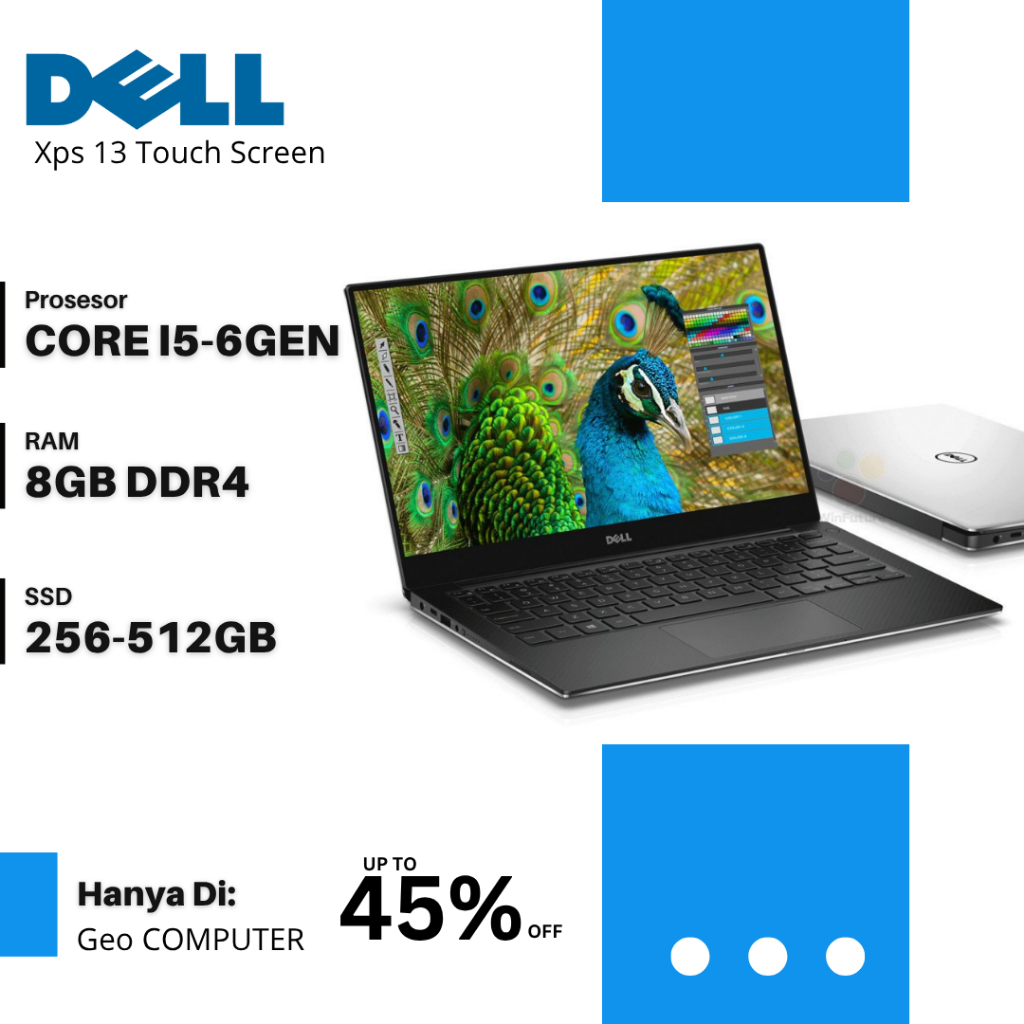 Promo Dell XPS 13 Intel Core i7/Core i5/Touchscreen/3K display/Laptop Premium