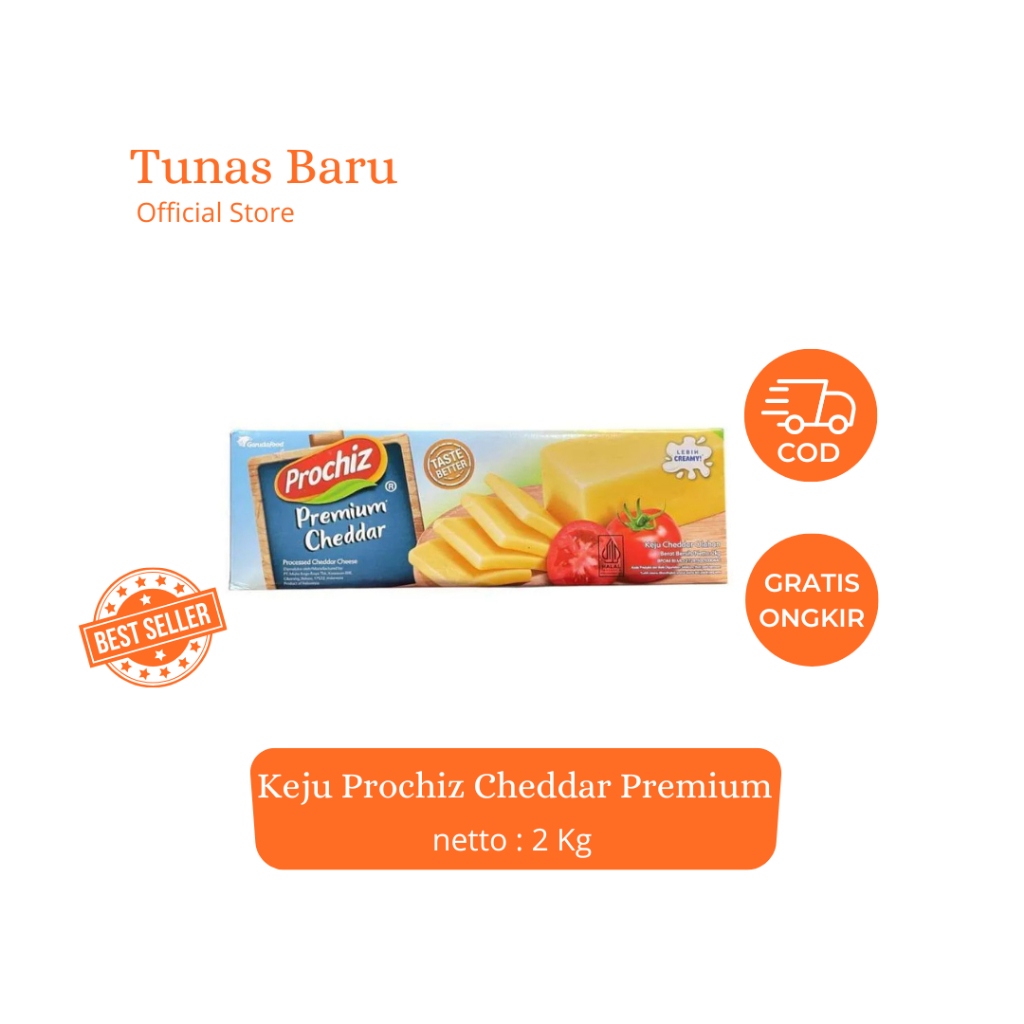 

PROCHIZ Cheddar Keju Premium 2Kg