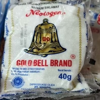 

Pemanis Buatan Neotogen Gold Bell Brand 40g