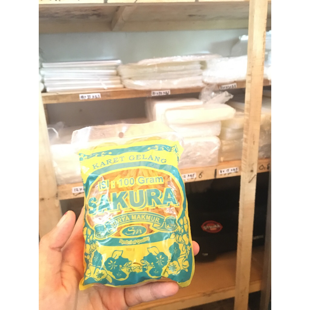 

Karet Gelang Kuning Kecil Sakura 100 Gram Kuat Lentur Pentil – Harga Grosir Plastik Termurah - Praktis untuk kebutuhan harian dan usaha