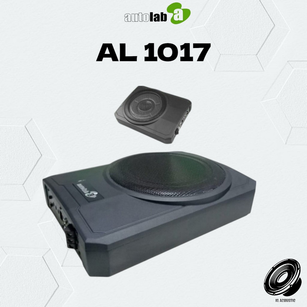 Subwofer kolong AUTOLAB AL-1017 Subwofer Aktif Kolong underseat Slim Mobil Speaker Mobil