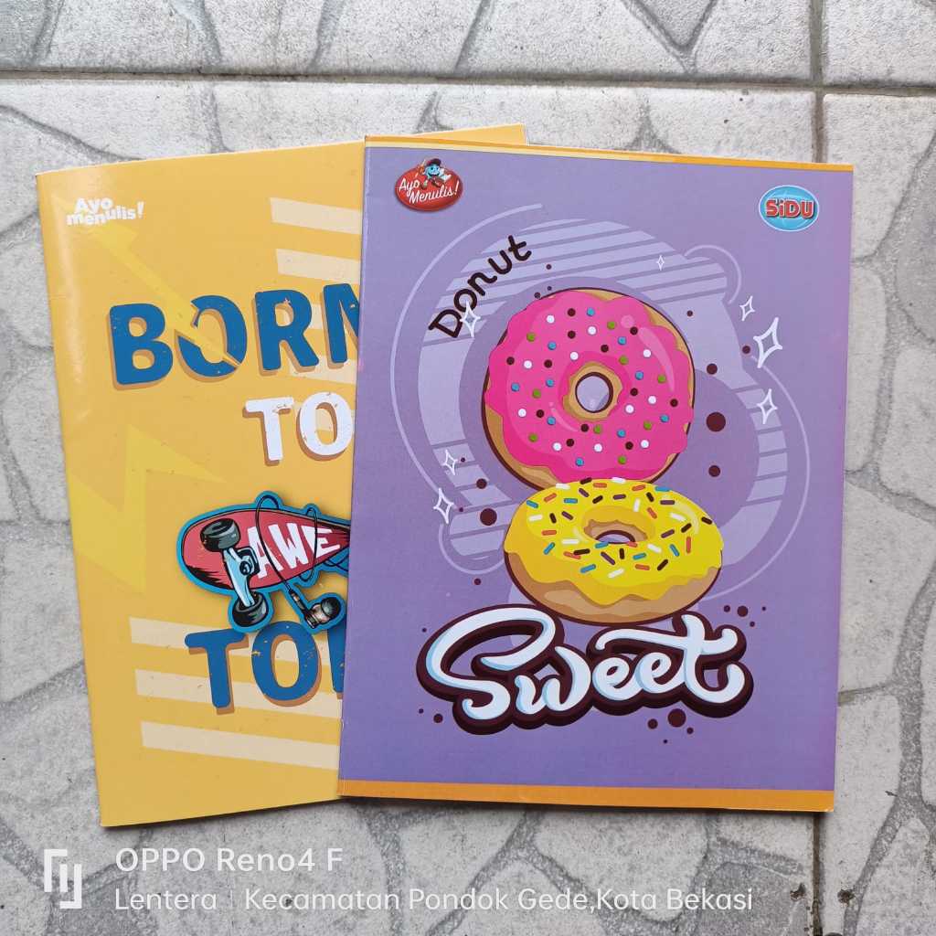 

Ay00! Buku Tulis Isi 58 Lembar SIDU/SKOLA/NEWSTAR/DODO