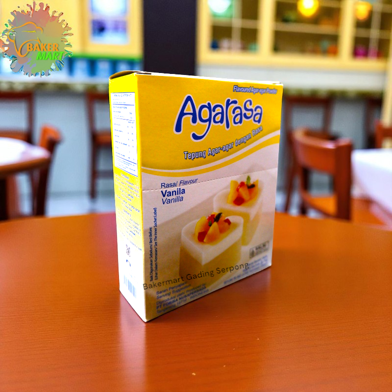 

Agarasa Vanilla / Tepung Agar - Agar 6x10 Gram (1 Box)