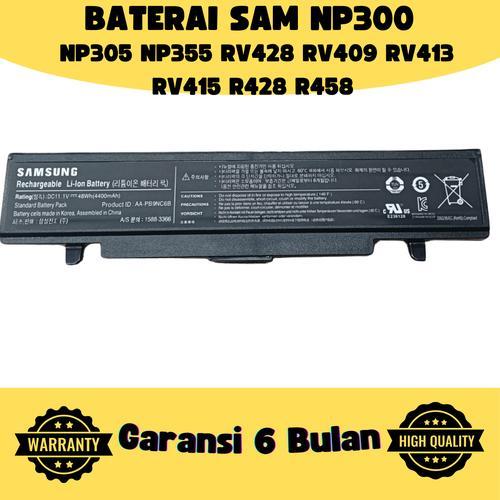 Baterai Batre Laptop Samsung NP300 NP305 NP355 RV428 RV409 RV413 RV415 R428 R458