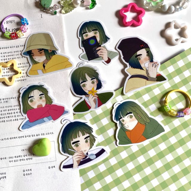 

After School Lessons for Unripe Apples Hwang Miae Fanart / Die Cut Stickers by crumby_joy