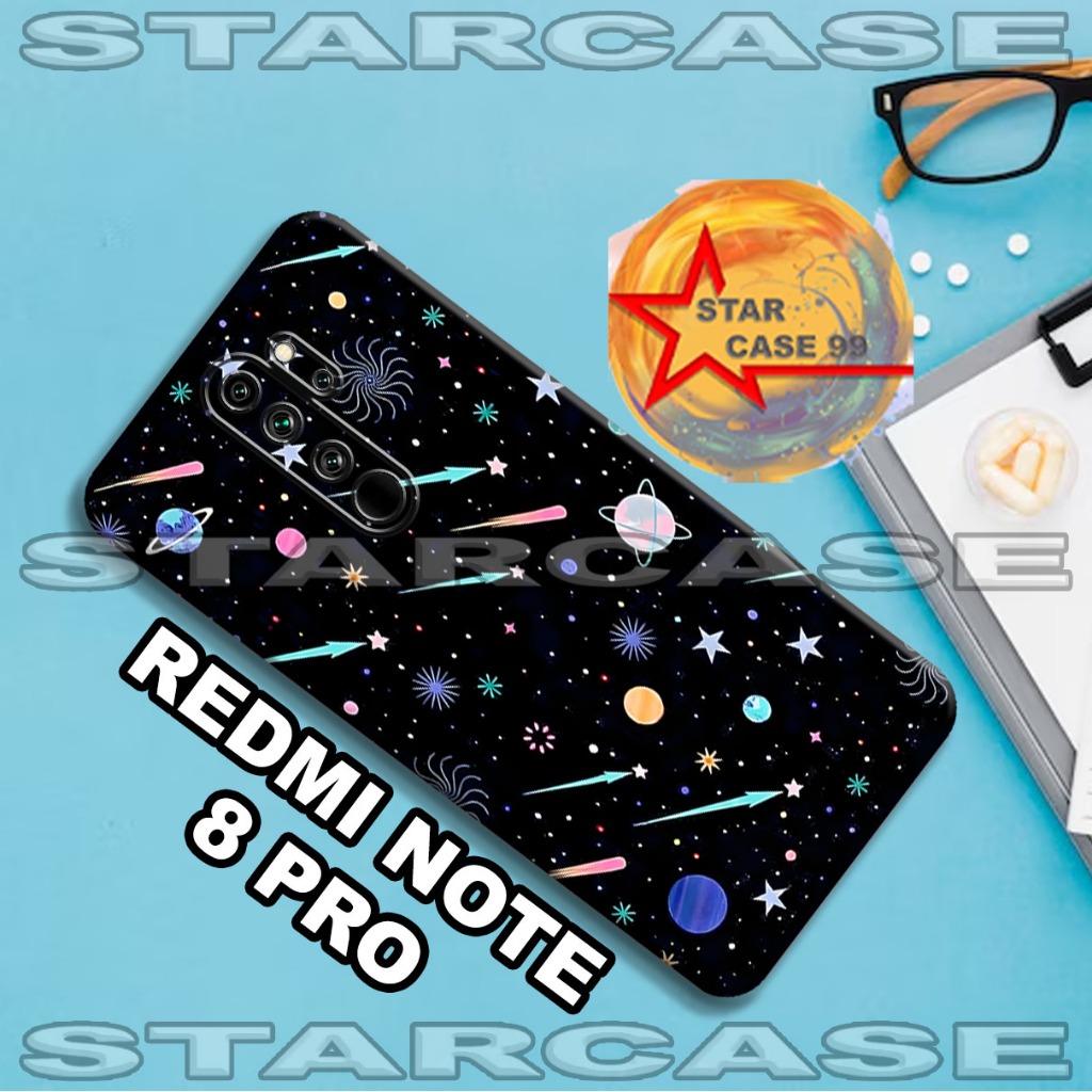 Softcase karet redmi note 8 pro/S27/Motif /case redmi note 8 pro/casing redmi note 8 pro
