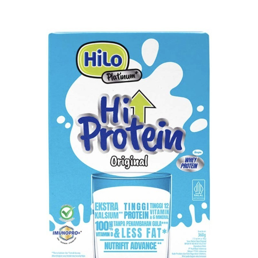 

Hilo Platinum Hi Protein Original 360g susu