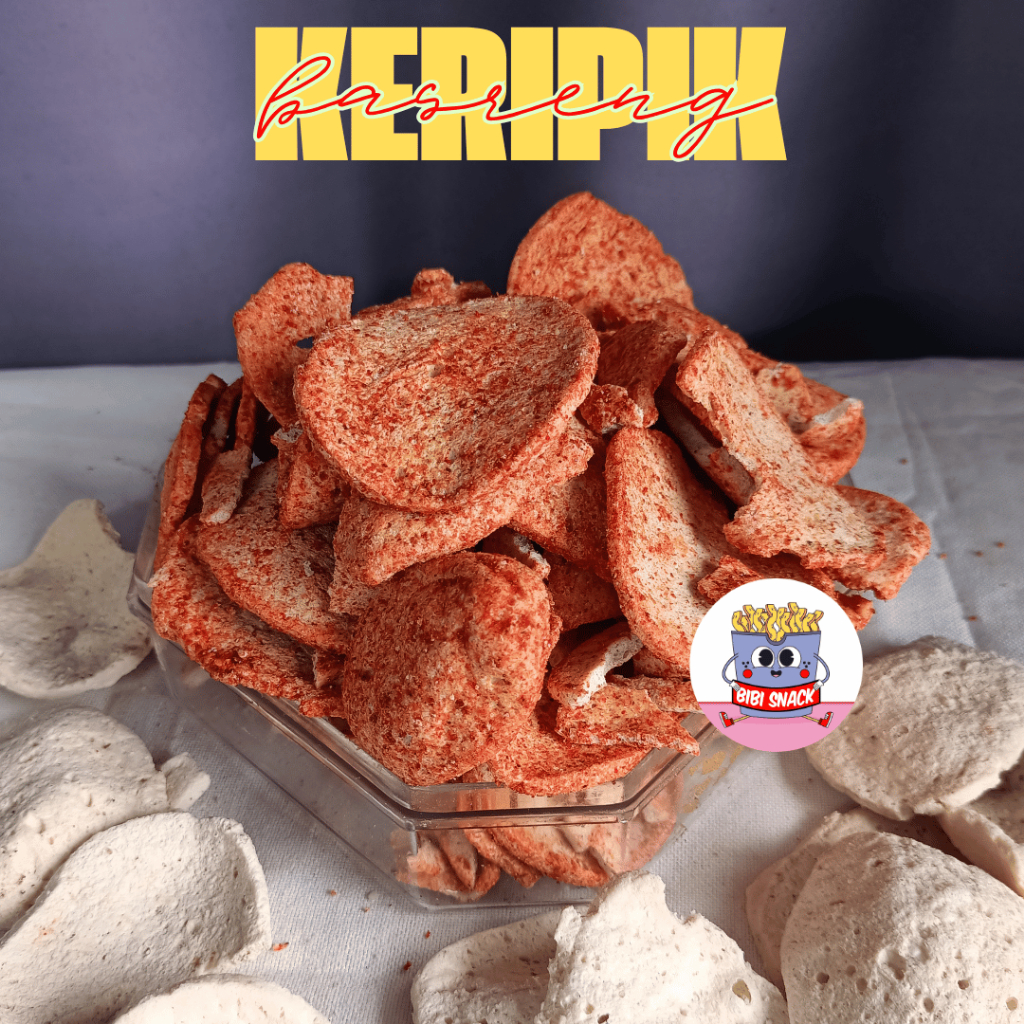 

Bibi Snack - Keripik Basreng Asin Gurih Pedas 1kg