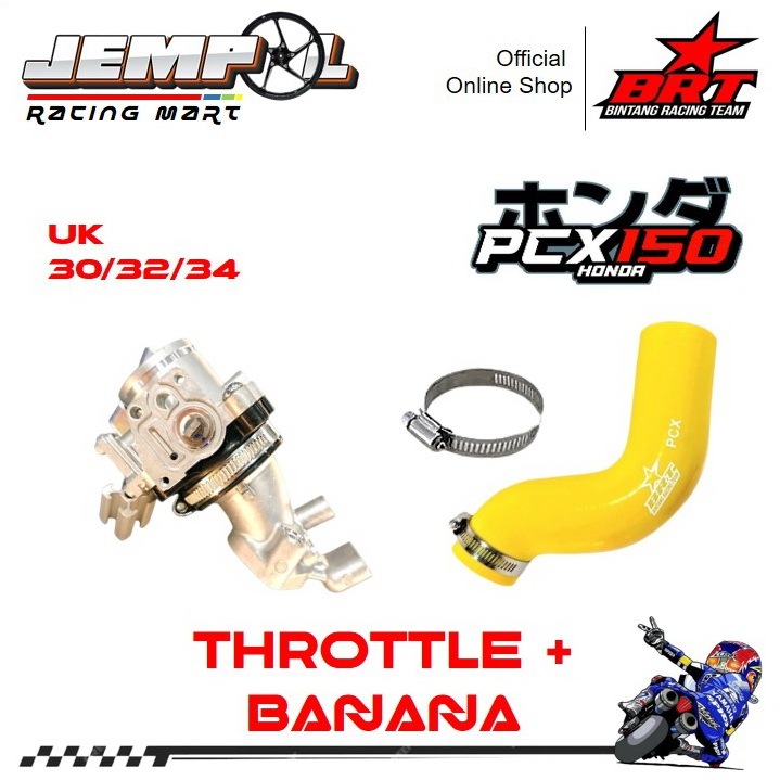 BRT TB Throttle Body + Banana Velocity PCX 150, ADV 150