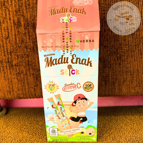

Madu Enak Stick Vitamin C | Isi 20 Stick @ 15 g | Herba per Box Madu + Vitamin C / Madu Stick Murah / Stik Madu Isi 20 Pcs / Minuman Madu Enak Stick