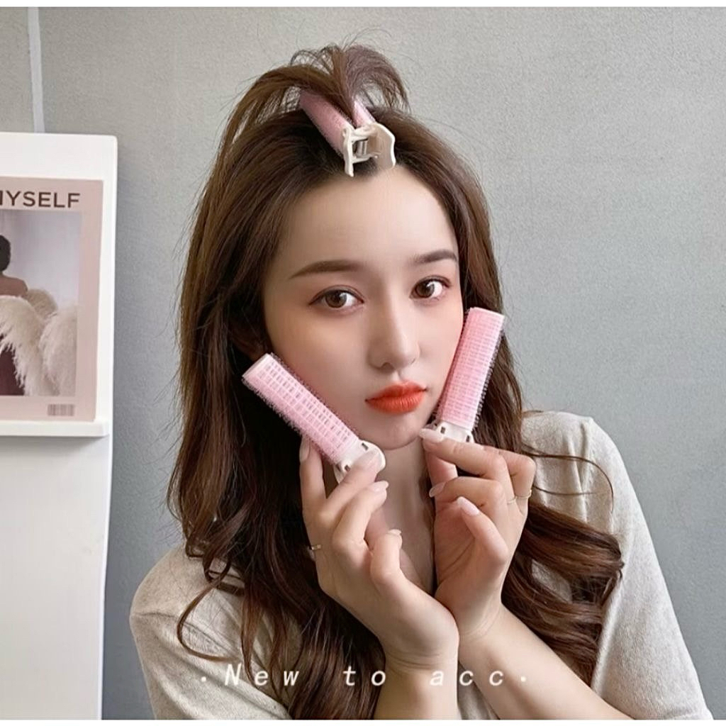 [ READY ] jepit rambut pembentuk rambut roller rambut korea roll rambut  bisa cod