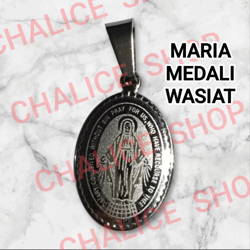 LIONTIN / MEDALI MARIA MEDALI WASIAT CEMBUNG TITANIUM