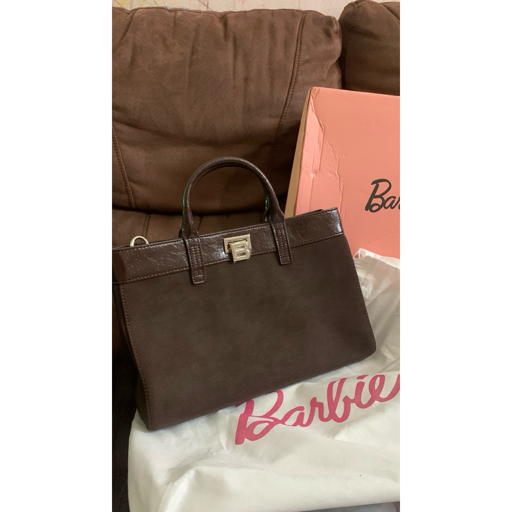 PRELOVED Tas BARBIE coklat