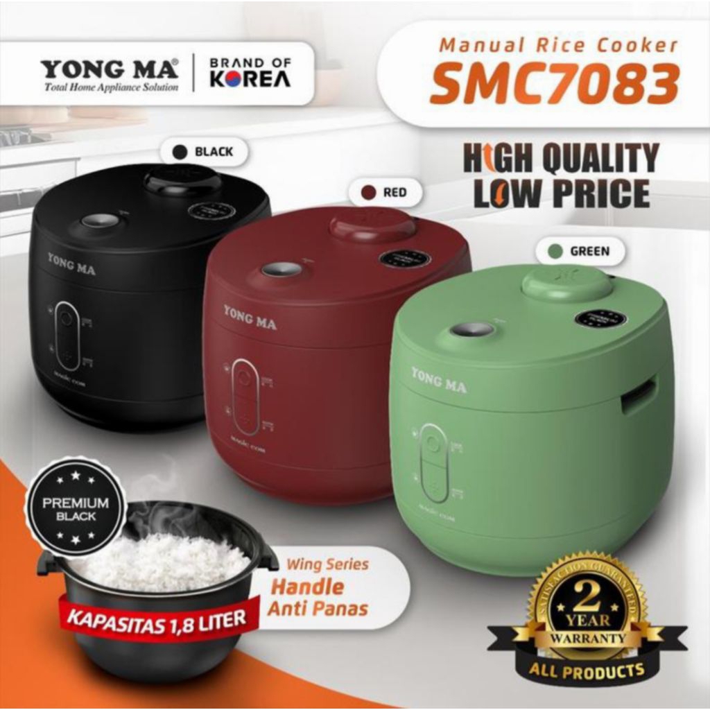 Magic com Yong Ma SMC-7083 1.8L Manual /Rice cooker Yong Ma SMC 7083 Manual
